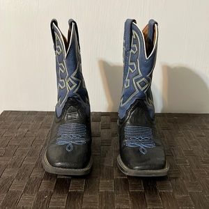 Boys size 1 cowboy boots